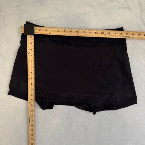 Lululemon Pace Rival Skirt (Tall) *4-way Stretch 15" Black Size 10 - Picture 4 of 4